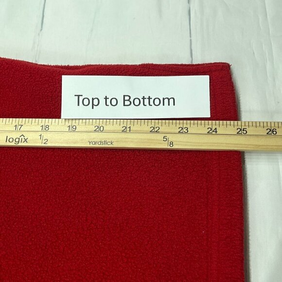 Talbots Cherry Red Malden Mills Fleece Petite Shirt/Jacket/Shacket , Sz: SP - Picture 11 of 11